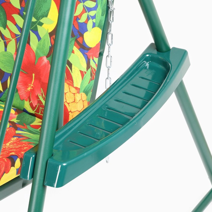 Качели садовые "Касабланка", цвет зеленый220 х 119 х 145 см, макс нагрузка 300 кг