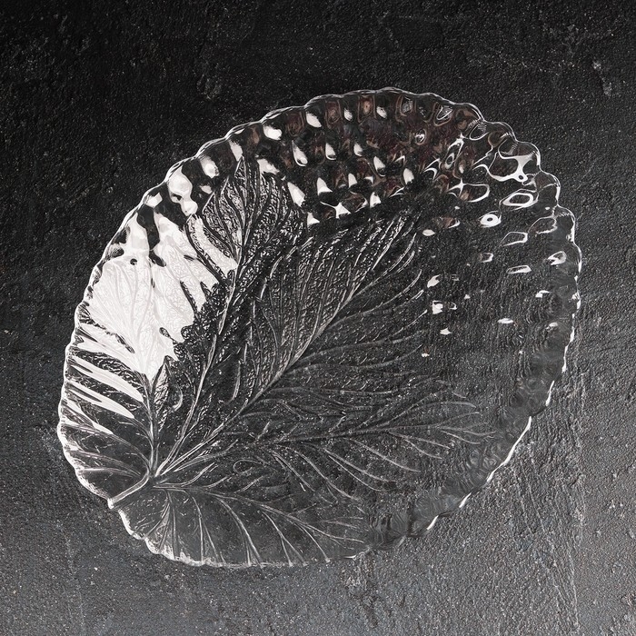 Набор овальных блюд стеклянный Sultana, 23×18 см, 2 шт, цвет прозрачный Набор овальных блюд стеклянный Sultana, 23×18 см, 2 шт, цвет прозрачный