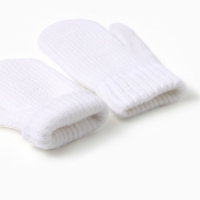 Варежки детские MINAKU, цвет молочный, 18 см Варежки детские MINAKU, цвет молочный, 18 см