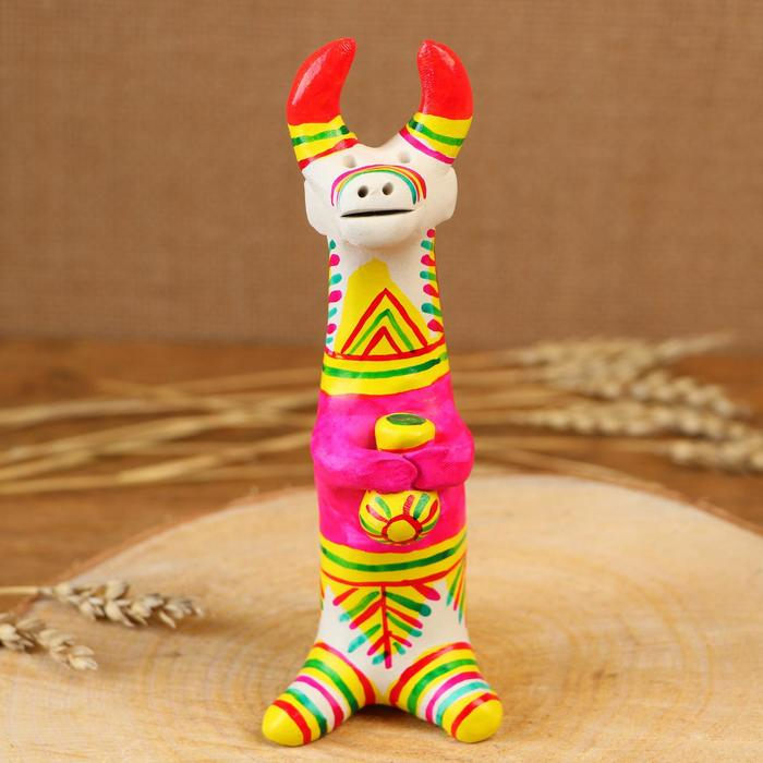 Филимоновская игрушка &laquo;Корова&raquo;