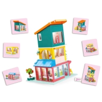 Конструктор Розовая мечта &laquo;Трехэтажный дом&raquo;, 571 деталь