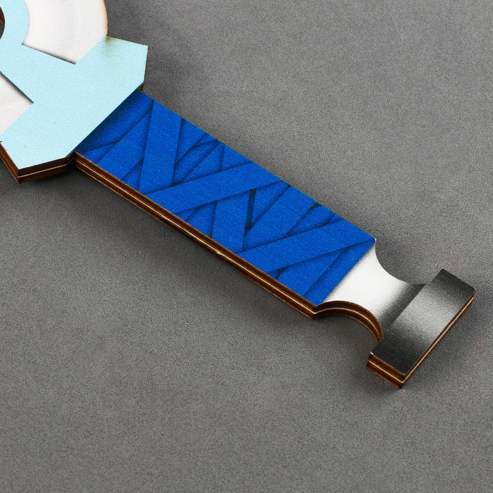 Деревянное оружие детское сувенирное &laquo;Меч&raquo;, голубой