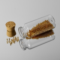 Набор баночек для хранения бисера, d = 3 × 7 см, 4 шт, в контейнере, 13,5 × 8,7 × 4 см Набор баночек для хранения бисера, d = 3 × 7 см, 4 шт, в контейнере, 13,5 × 8,7 × 4 см