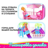 Дом для кукол «Коттедж» с куклами и аксессуарами Дом для кукол «Коттедж» с куклами и аксессуарами