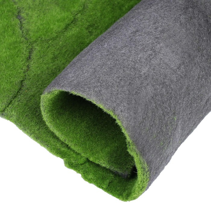 Мох искусственный, декоративный, полотно 1 × 1 м, рельефный, горный, зелёный, Greengo Мох искусственный, декоративный, полотно 1 × 1 м, рельефный, горный, зелёный, Greengo