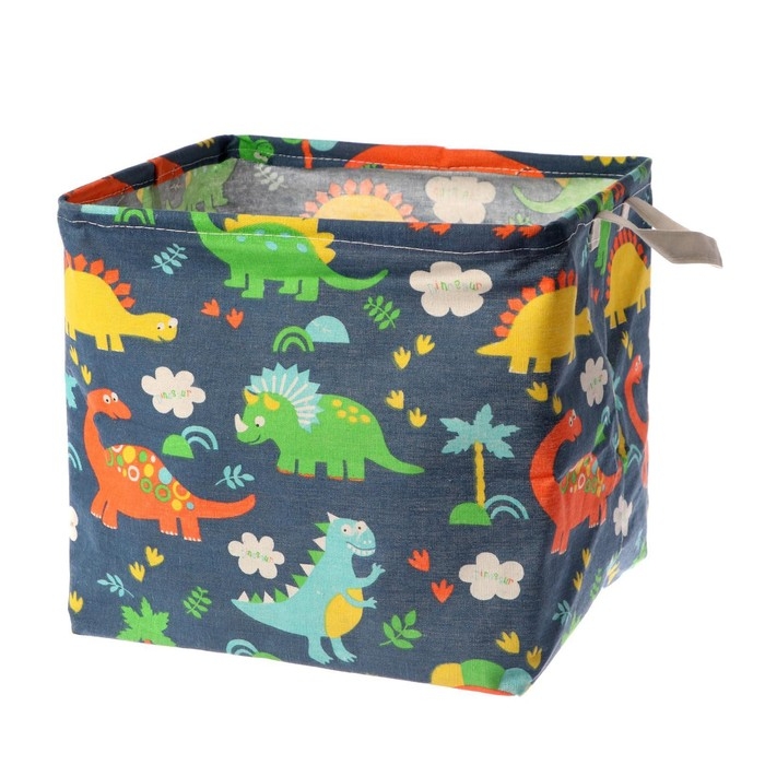 Корзинка для игрушек &laquo;Динозавры&raquo; 32&times;32&times;32 см