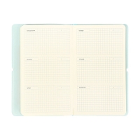 Планинг карманный недатированный, 80 листов, 100х170 мм, deVENTE.Jane, мягкая обложка ПВХ, на резинке, перфорация, ляссе, блок 70%, бирюзовый Планинг карманный недатированный, 80 листов, 100х170 мм, deVENTE.Jane, мягкая обложка ПВХ, на резинке, перфорация, ляссе, блок 70%, бирюзовый