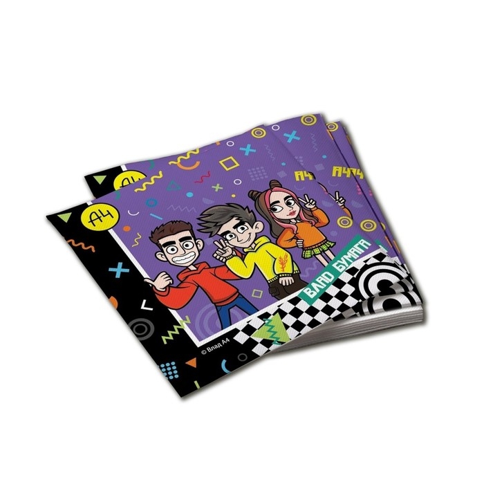 Салфетки бумажные трехслойные «Влад А4», 33 × 33 см, в наборе 20 шт. Салфетки бумажные трехслойные «Влад А4», 33 × 33 см, в наборе 20 шт.