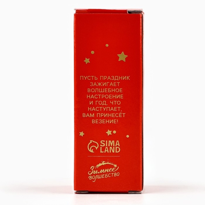 Свеча новогодняя «С новым годом», на Новый год, аромат зеленый чай, 9 х 3,5 см Свеча новогодняя «С новым годом», на Новый год, аромат зеленый чай, 9 х 3,5 см