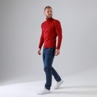 Джемпер мужской SL, 50, бордовый