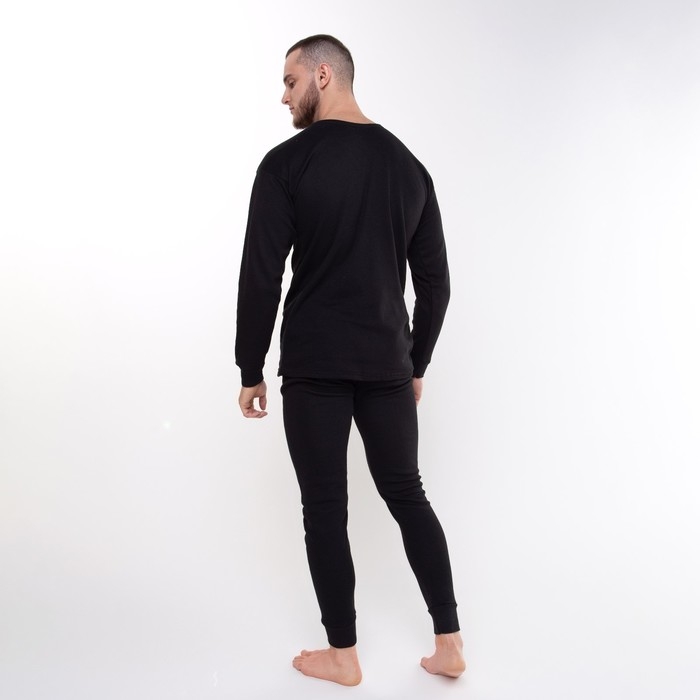 Термобелье мужское (джемпер, кальсоны) НАЧЁС, цвет чёрный, размер 56-58 Термобелье мужское (джемпер, кальсоны) НАЧЁС, цвет чёрный, размер 56-58