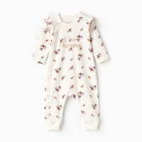 Комбинезон детский с открытыми ножками, цвет белый, рост 74 Комбинезон детский с открытыми ножками, цвет белый, рост 74