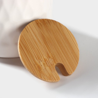 Набор керамический для специй и соусов на бамбуковой подставке BellaTenero, 5 предметов: 2 соусника 200 мл, сахарница 360 мл, солонка 120 мл, перечница 120 мл, цвет белый Набор керамический для специй и соусов на бамбуковой подставке BellaTenero, 5 предметов: 2 соусника 200 мл, сахарница 360 мл, солонка 120 мл, перечница 120 мл, цвет белый