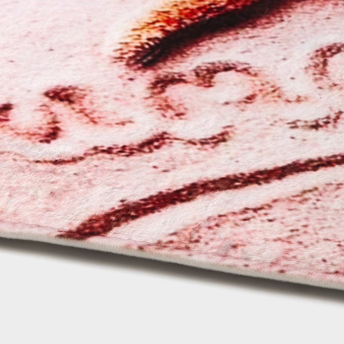 Коврики для ванной и туалета Доляна &laquo;На пляже&raquo;, 2 шт: 40&times;45, 45&times;75 см