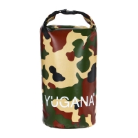 Гермомешок YUGANA, ПВХ, водонепроницаемый 10 литров, один ремень, хаки Гермомешок YUGANA, ПВХ, водонепроницаемый 10 литров, один ремень, хаки