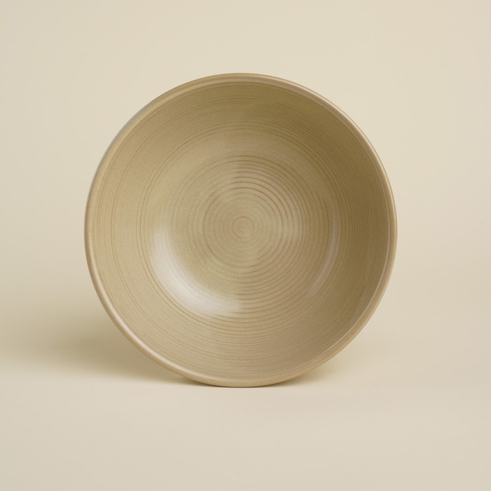 Салатник фарфоровый SL Home «Песчаный бриз», 1 л, цвет бежевый Салатник фарфоровый SL Home «Песчаный бриз», 1 л, цвет бежевый