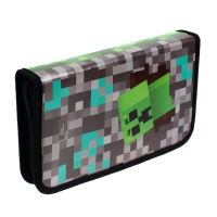 Пенал 1 секция 115 х 205 х 30 мм, Calligrata "Пиксели", ламинированный картон Пенал 1 секция 115 х 205 х 30 мм, Calligrata "Пиксели", ламинированный картон