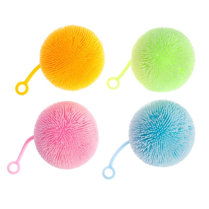 Мялка &laquo;Пушистик&raquo; с пастой, цвета МИКС