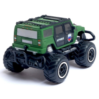 Джип &laquo;Армия&raquo;, радиоуправляемый, световые эффекты, работает от батареек, цвет зелёный