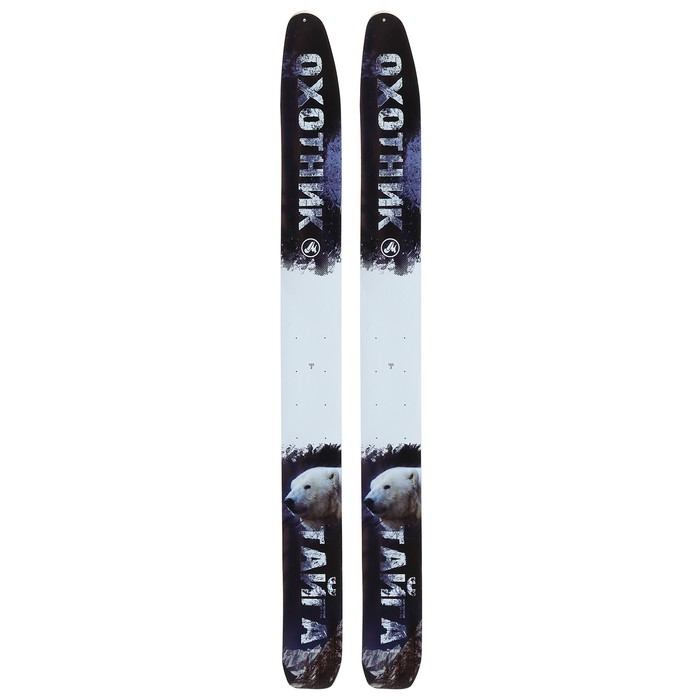 Лыжи охотничьи дерево-пластиковые &laquo;Тайга&raquo;, 165 см, с насечкой, цвета МИКС