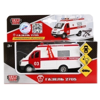 Машина &laquo;Газель реанимация&raquo; инерционная, световые и звуковые эффекты, металлическая