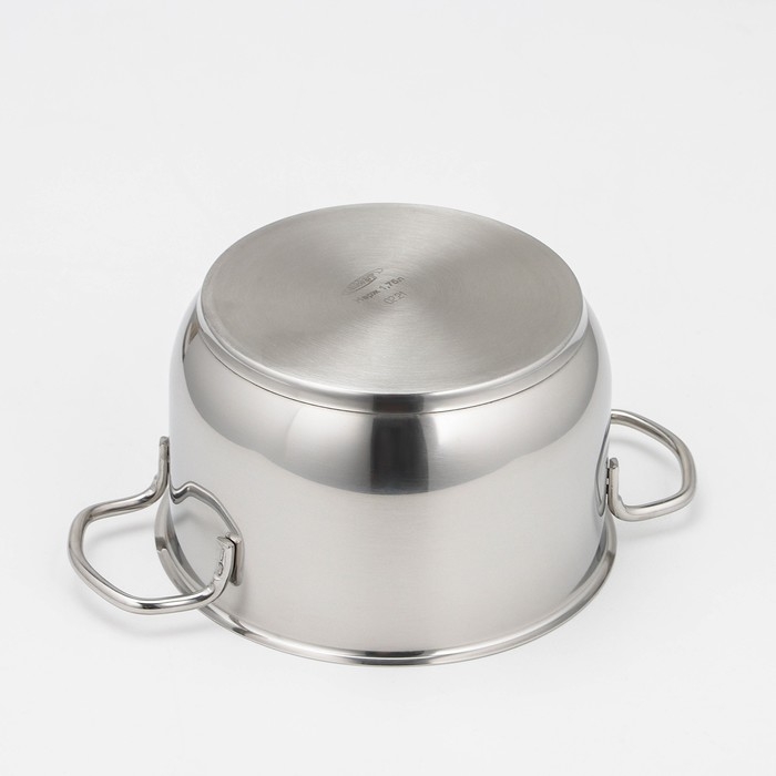 Набор посуды &laquo;Классика-прима&raquo;, 5 предметов: 4 кастрюли 1 л, 1,75 л, 3 л,5 л, сковорода 1 л, капсульное дно, индукция