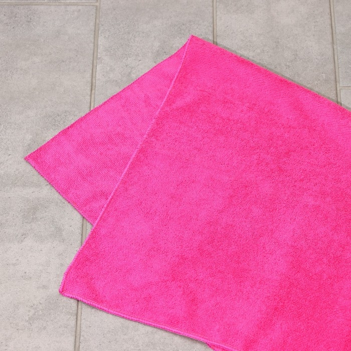 Тряпка для пола Доляна, 220 г/м², 80×100 см, микрофибра, с оверлоком, цвет МИКС Тряпка для пола Доляна, 220 г/м², 80×100 см, микрофибра, с оверлоком, цвет МИКС