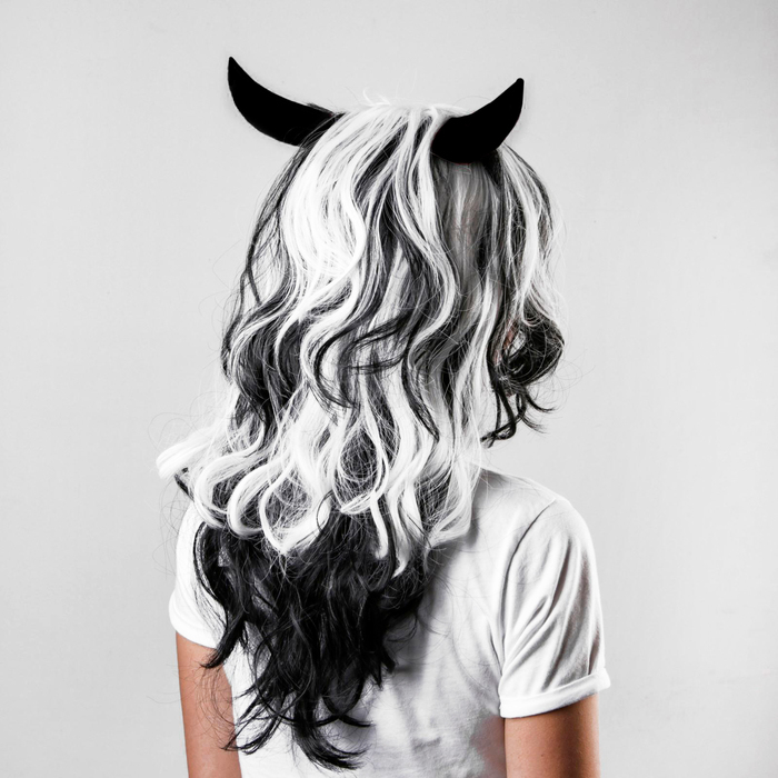 Карнавальный парик &laquo;Рога&raquo;, 2 цвета, 130 г