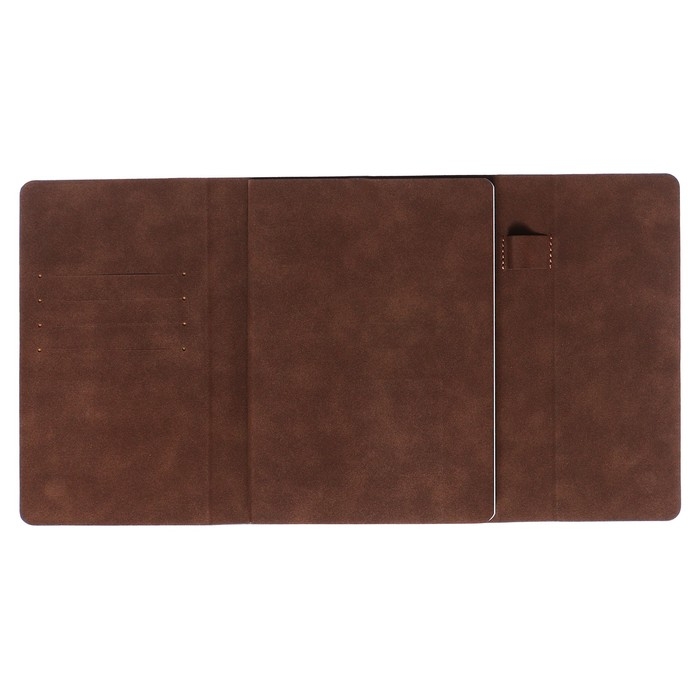 Ежедневник недатированный А5, 136 листов Waltz, твёрдая обложка, искусственная кожа, магнитный клапан, синий срез, блок 70 г/м2, синий