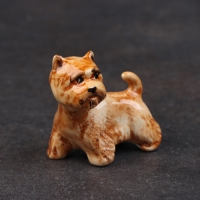 Статуэтка фарфоровая "Керн терьер, стоит", 6 см Статуэтка фарфоровая "Керн терьер, стоит", 6 см
