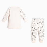 Комплект: джемпер и брюки Крошка Я &laquo;Киса&raquo;, рост 80-86 см, цвет бежевый