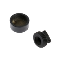 Зеркалодержатель ТУНДРА LIGHT, d=17 мм, без сверления, цвет черный, пластик, 4 шт. Зеркалодержатель ТУНДРА LIGHT, d=17 мм, без сверления, цвет черный, пластик, 4 шт.