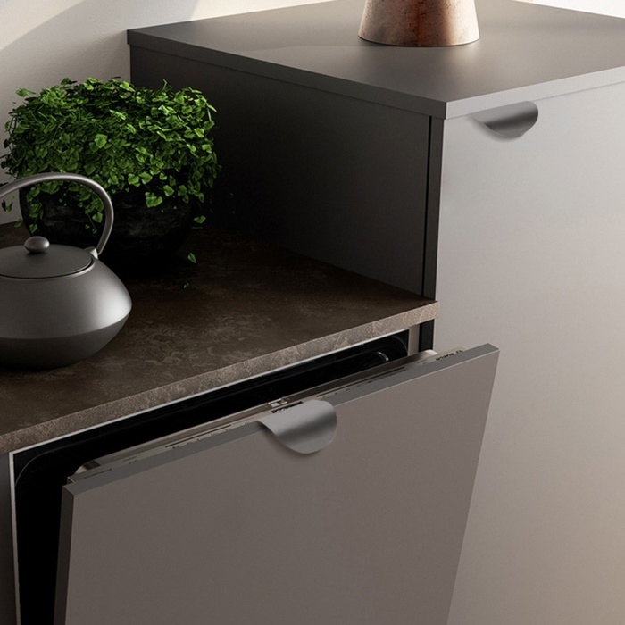 Ручка CAPPIO, м/о 32 мм, цвет матовый серый Ручка CAPPIO, м/о 32 мм, цвет матовый серый