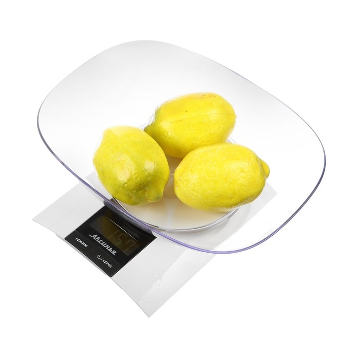 Весы кухонные Весы кухонные "АКСИНЬЯ" КС-6505, электронные, до 3 кг, белые