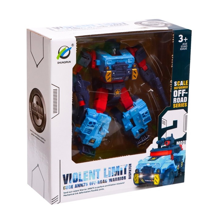 Робот «Военный внедорожник», трансформируется, цвет синий Робот «Военный внедорожник», трансформируется, цвет синий