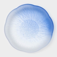 Тарелка - блюдо подстановочное &laquo;Лотос&raquo;, d=23 см, цвет синий