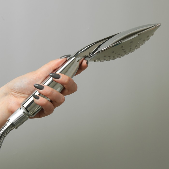 Душевая лейка Accoona G04, 1 режим, корпус пластик, цвет хром Душевая лейка Accoona G04, 1 режим, корпус пластик, цвет хром