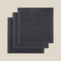 Набор салфеток SL HOME: Basic "Гри Сандре" 30х30 см - 3 шт., 100% хлопок, 530 г/м2