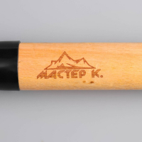 Лопата туристическая "Мастер К" штыковая, 67 см, черная, дерево Лопата туристическая "Мастер К" штыковая, 67 см, черная, дерево