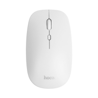 Мышь Hoco GM15, беспроводная (2.4 + BT), оптическая, 800-1200-1600 dpi, белая Мышь Hoco GM15, беспроводная (2.4 + BT), оптическая, 800-1200-1600 dpi, белая