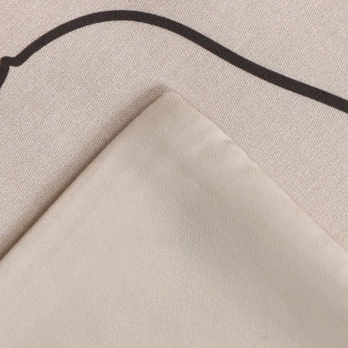 Постельное бельё "Этель" 2 сп "Graphic flowers" 175х215 см, 200х220 см, 50х70 см -2 шт, мако-сатин 114г/м2