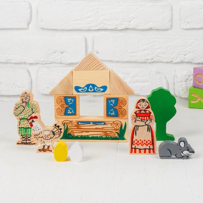 Конструктор «Сказки. Курочка Ряба», 17 элементов Конструктор «Сказки. Курочка Ряба», 17 элементов