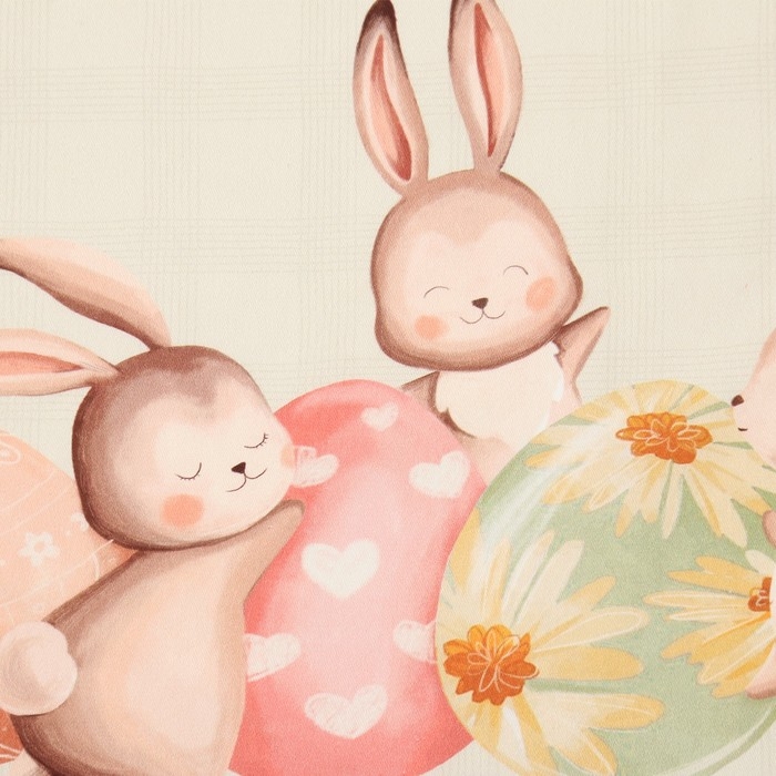 Полотенце "Этель" Зайчата 40х73см, 100% хл, саржа 190 г/м2