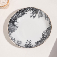 Тарелка &laquo;Пейзаж&raquo;, d=24 см, фарфор