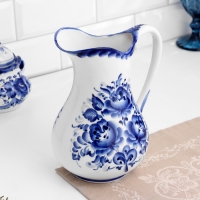 Кувшин &laquo;Аннушка&raquo;, 1,5 л, 20,5 см, , гжель