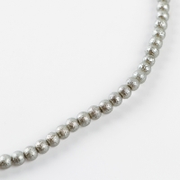 Бусины из стекла, набор 140 шт., диаметр 1 шт. — 6 мм, цвет серебряный Бусины из стекла, набор 140 шт., диаметр 1 шт. — 6 мм, цвет серебряный