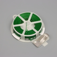 Проволока подвязочная, 50 м, зелёная, Greengo Проволока подвязочная, 50 м, зелёная, Greengo