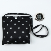 Карнавальный набор &laquo;Таинственная девчонка&raquo;, сумка, брошь