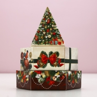 Подарочный набор косметики &laquo;С Новым Годом!&raquo;, бомбочка для ванны 40 г и соль для ванны 350 г, ЧИСТОЕ СЧАСТЬЕ