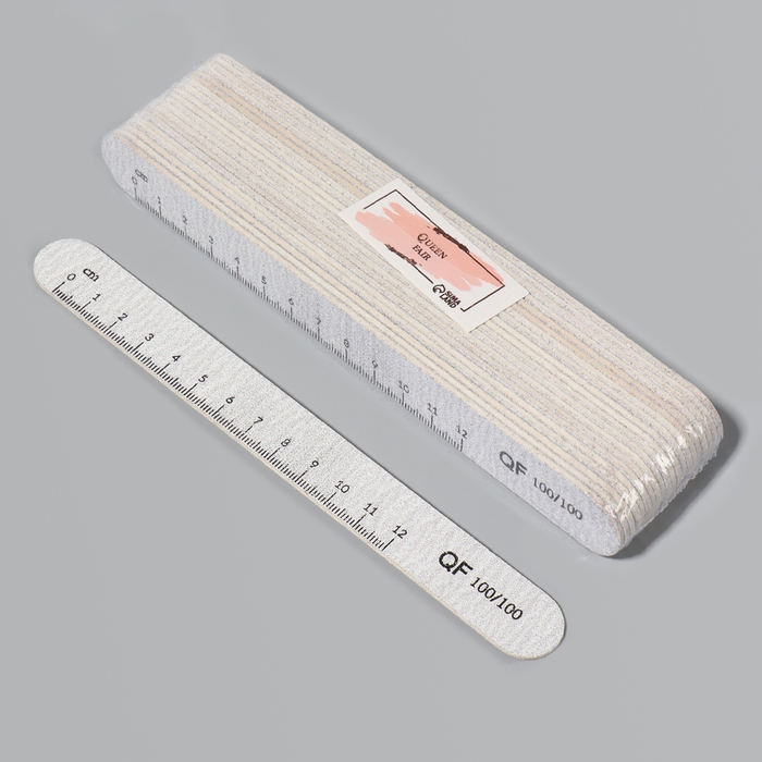 Пилка-наждак, на деревянной основе, набор 20 шт, абразивность 100, 18 см, цвет серый/чёрный Пилка-наждак, на деревянной основе, набор 20 шт, абразивность 100, 18 см, цвет серый/чёрный